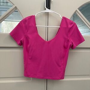 Lululemon Tee Sonic pink